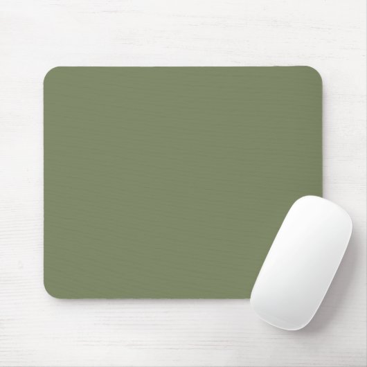 Tapis De Souris Couleur solide verte Sage (Avec souris)