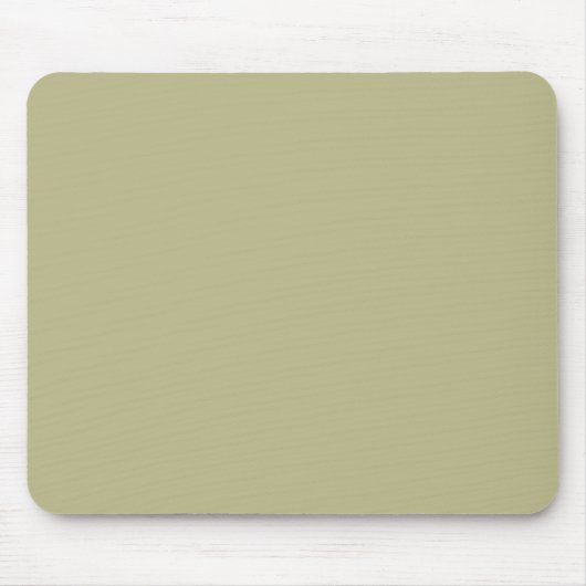 Tapis De Souris Couleur solide verte Sage | Classique | Élégant (Devant)