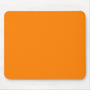 Tapis De Souris Couleur unie Orange Minimaliste