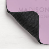 Tapis De Souris Couleur violette de lavande pastel souple et solid (Coin)