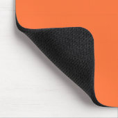 Tapis De Souris Couleur vive orange brûlée (Coin)