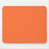 Tapis De Souris Couleur vive orange brûlée (Devant)