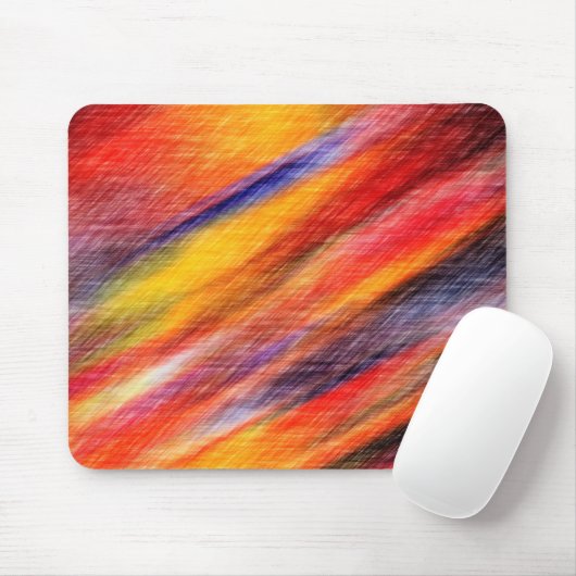 Tapis de souris Couleurs Abstraites Coucher de Sol (Avec souris)
