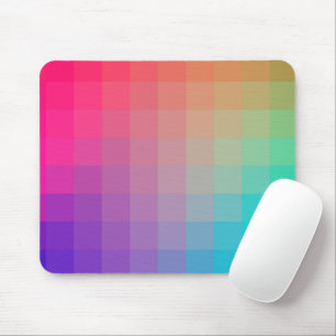 Tapis De Souris Couleurs arc-en-ciel colorées Design dégradant