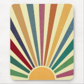 Tapis De Souris Couleurs Boho vintages (Devant)