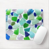 Tapis De Souris Couleurs cool Verre de mer Mousepad (Avec souris)