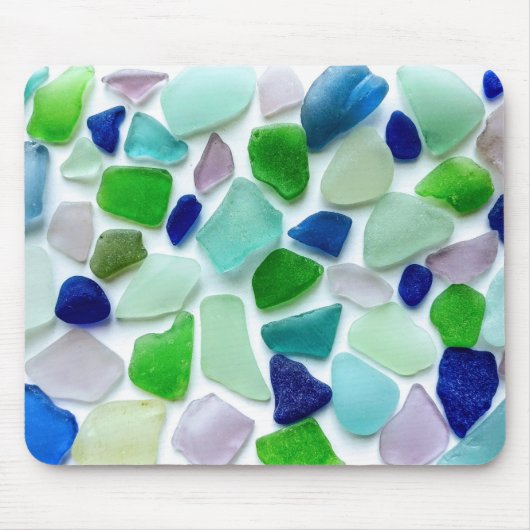 Tapis De Souris Couleurs cool Verre de mer Mousepad (Devant)