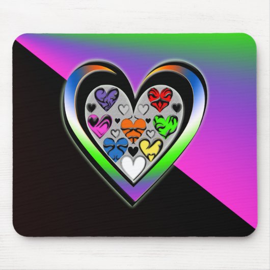 Tapis De Souris Couleurs d'amour (Devant)