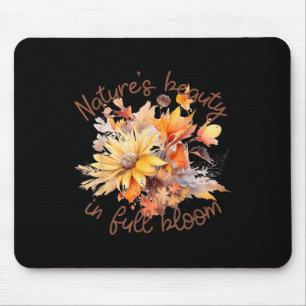 Tapis De Souris Couleurs d'automne Cottagecore drôles de feuilles