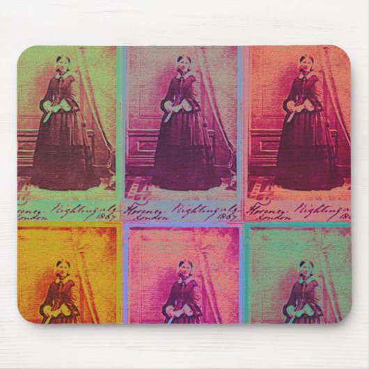Tapis De Souris Couleurs de Florence Nightingale (Devant)