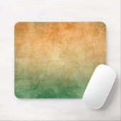Tapis De Souris Couleurs de Grunge - Orange & Vert (Avec souris)