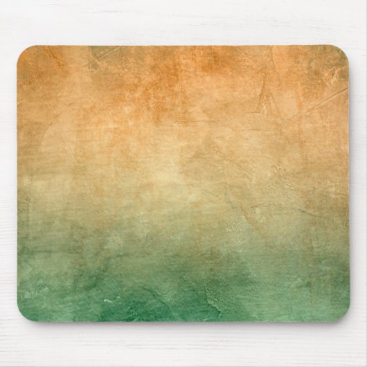 Tapis De Souris Couleurs de Grunge - Orange & Vert (Devant)