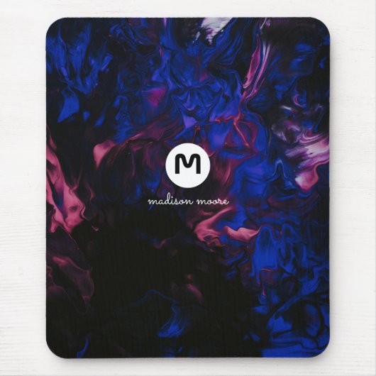 Tapis De Souris Couleurs de l'espace monographique (Devant)