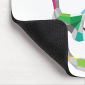 Tapis De Souris Couleurs de Mousepad de crâne (Coin)