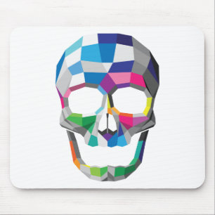 Tapis De Souris Couleurs de Mousepad de crâne