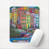 Tapis De Souris Couleurs de Riomaggiore - Mousepad (Avec souris)