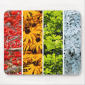 Tapis De Souris Couleurs du Quadriptych des saisons changeantes (Devant)