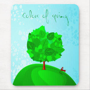 Tapis De Souris Couleurs du ressort, mousepad