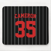 Tapis De Souris Couleurs entièrement modifiables Nom des rayures d (Devant)