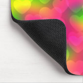 Tapis De Souris Couleurs folles Heart Bokeh-Computer Mousepad (Coin)