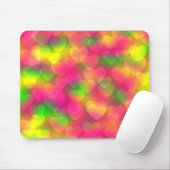 Tapis De Souris Couleurs folles Heart Bokeh-Computer Mousepad (Avec souris)