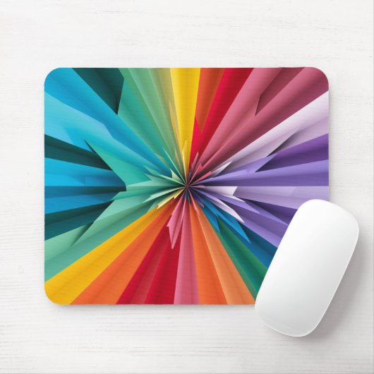 Tapis De Souris Couleurs vives Mousepad (Avec souris)