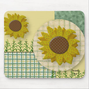 Tapis De Souris Country Sunflowers Mousepad