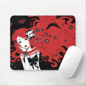 Tapis De Souris Coup de fusil de cerise (Avec souris)