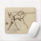 Tapis De Souris Coup-de-pied de Talhoffer (Avec souris)