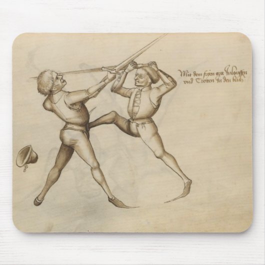 Tapis De Souris Coup-de-pied de Talhoffer (Devant)