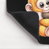 Tapis De Souris Coup de poing de bébé singe (Coin)