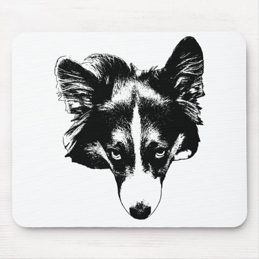 Tapis De Souris coup d'oeil d'encre vive (Devant)