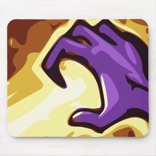 Tapis De Souris Coup violent Mousepad (Devant)