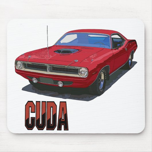 Tapis De Souris Coupe Cuda 1970 (Devant)