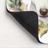 Tapis De Souris Coupe de fête de la couronne de Noël Bull Terrier (Coin)