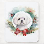 Tapis De Souris Coupe festive de gerbes de Noël maltaises (Devant)