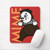 TAPIS DE SOURIS COUPE VERTICALE DE SOURIS VERTICALE DE L'OURS GRIZ (Avec souris)