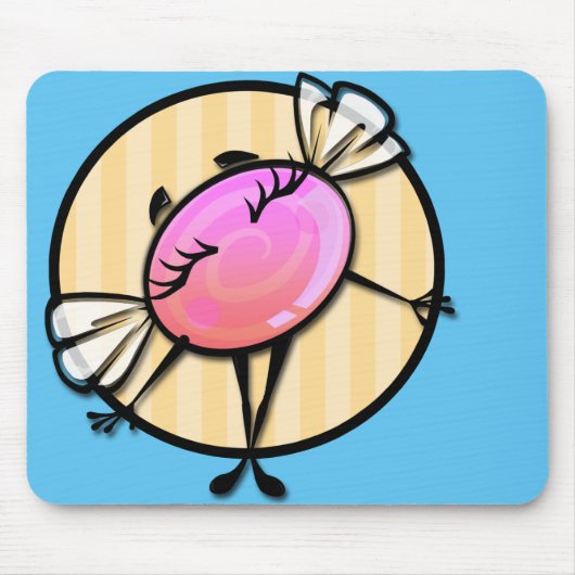 TAPIS DE SOURIS COUPER CANDY FILLE ILLUSTRATION MOUSE PAD (Devant)
