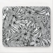 Tapis De Souris Couper soi-même | Motif de fuite tropicale (Devant)