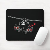 Tapis De Souris Couperet d'attaque de machine d'amour (Avec souris)