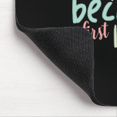 Tapis De Souris Couple Cadeau Parce Que First Nous Aimait (Coin)