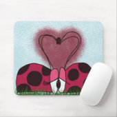 Tapis De Souris Couple de Ladybug mignon (Avec souris)
