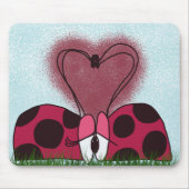 Tapis De Souris Couple de Ladybug mignon (Devant)