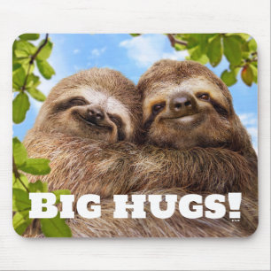 Tapis De Souris Couple de paresseux
