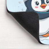 Tapis De Souris Couple de pingouin (Coin)