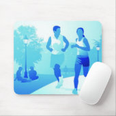Tapis De Souris Couple Jogging mousepac (Avec souris)