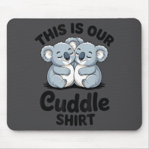 Tapis De Souris Couple Koala Correspondant C'est Notre Câlin