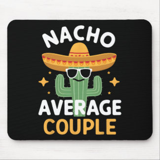 Tapis De Souris Couple Nacho Moyen Drôle Cinco De Mayo Mexicain F