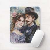 Tapis De Souris Couple Victorien (Avec souris)