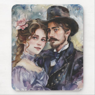 Tapis De Souris Couple Victorien